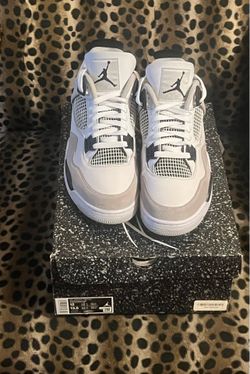 Jordan 4 military black size 12