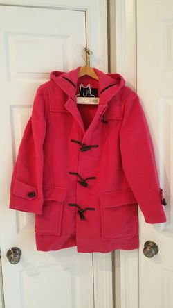Woman's Burberry red duffle coat