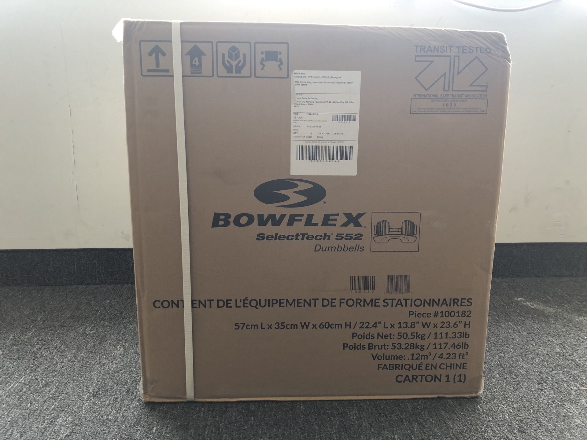 Bowflex SelectTech 552 Dumbbells - Two Adjustable