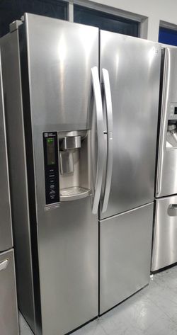 LG Side By Side Stainless Steel Refrigerator Fridge
