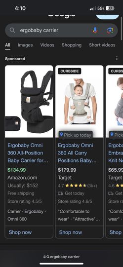 New ergobaby carrier