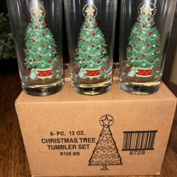 Holiday Glass Cups