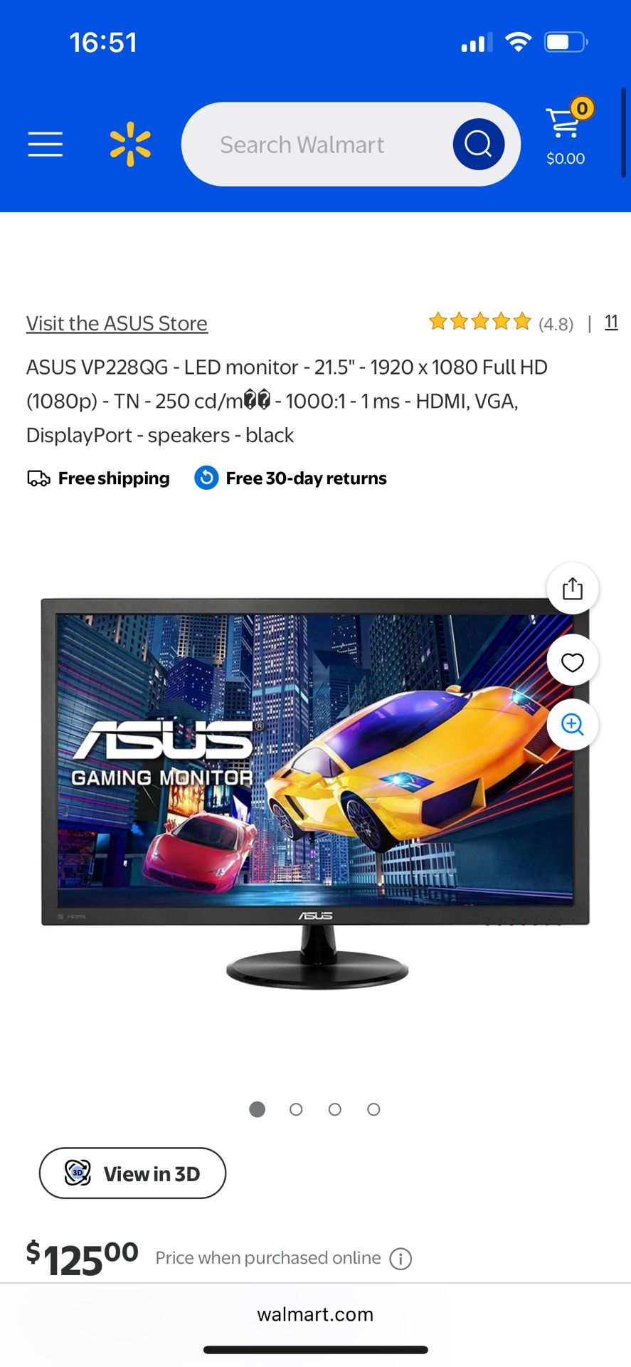 Asus Gaming Monitor