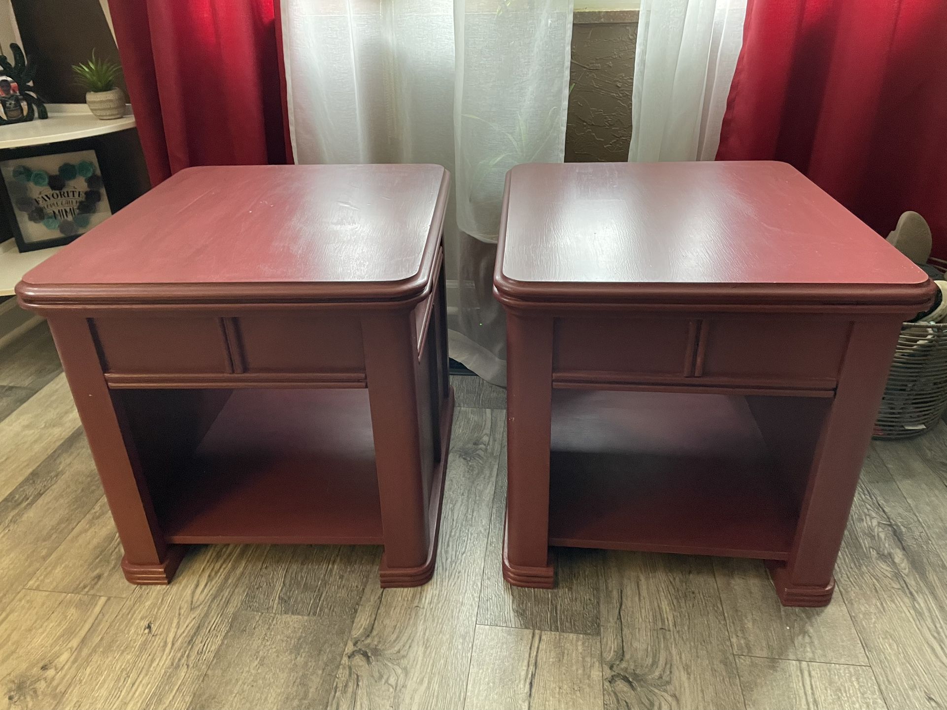 SOLID WOOD End Tables