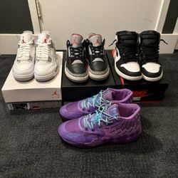 Shoe Lot Sizes 8.5, 9.5, 10.5, 13