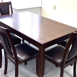 Brand New 6-Piece Padded Dining Set with Bench Delivery 🚚 💨 & Set up is Free
