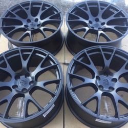 20” Dodge Charger Challenger Magnum Black Hellcat Scatpack Wheels Rims Chrysler 300 300C We Finance