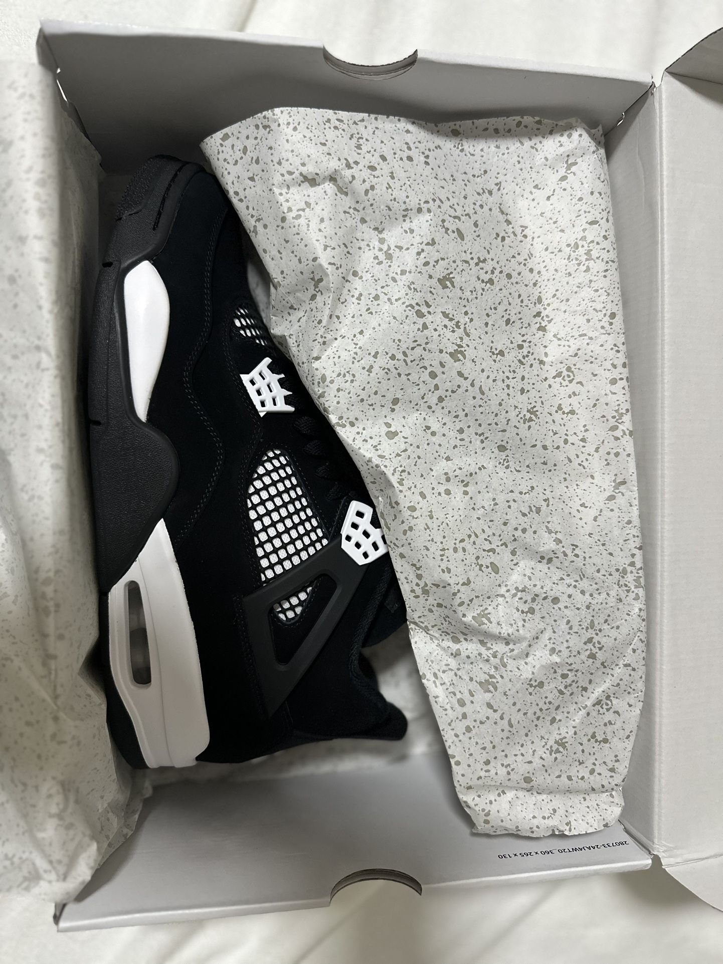 Jordan 4 White Thunder Size 12