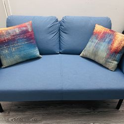 Sofa Loveseat Medium Blue 