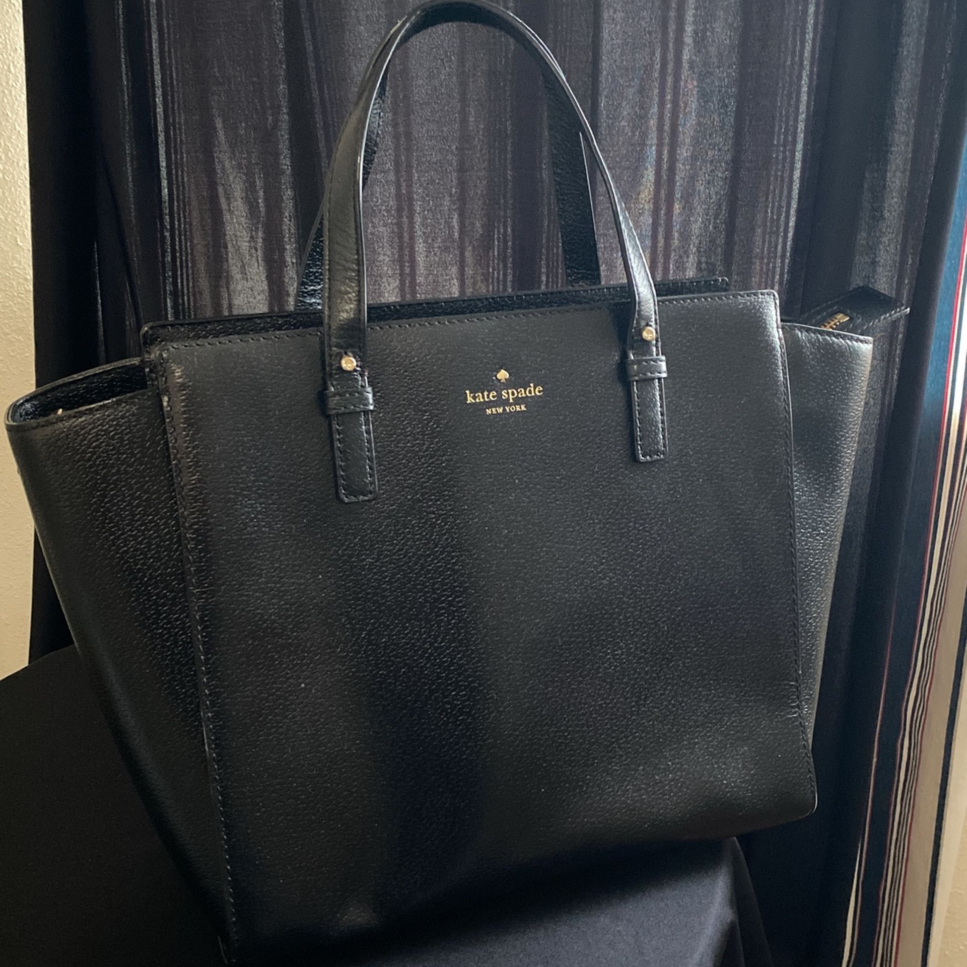 Kate Spade Black Leather Satchel