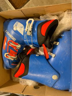 Lange kids ski boots size 21.5