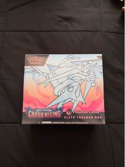 Pokémon TCG Chaos Rising Pokemon Center Exclusive Elite Trainer Box