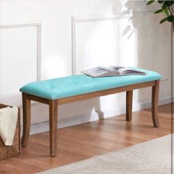 Brand New Entryway Bench 44" Tufted End of Bed Bench Upholstered Bedroom Bench