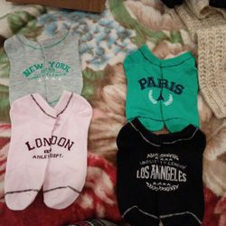 Socks, Lip Balm, Hair Ties