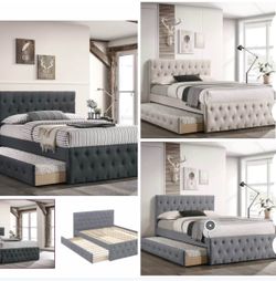 Full Bed with twin not including mattress