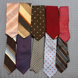 Lot of 28 Men's Neckties – Assorted Colors & Patterns