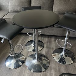 Table And Bar Stools