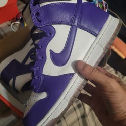W Nike Dunk Hi Varsity Purple