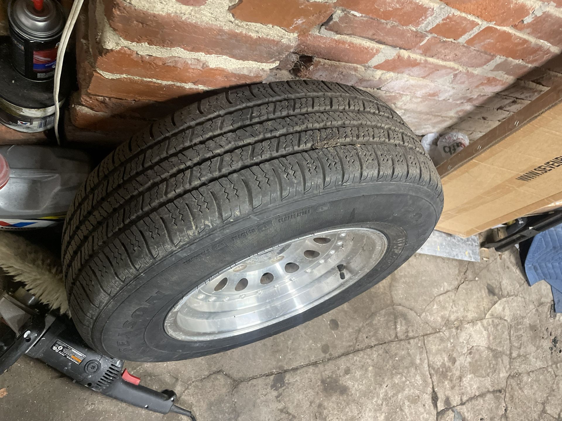 4 Rims And Tires  5x5.5mm