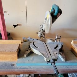 Marital Compound Miter Saw w/ Custom Wall Mount Table