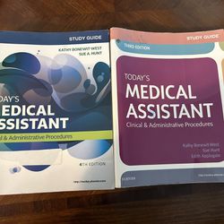 Medical Assisting Workbooks and textbook