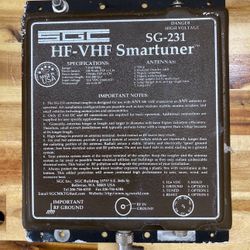 SGC  SG-231  HF-VHF  Smartuner 