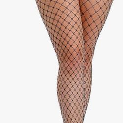 Dorilin Women Plus Size Fishnet Tights High Waist