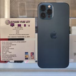 Unlocked Blue iPhone 12 Pro Max 128gb (We Offer 90 Day Same As Cash Financing)
