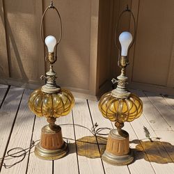 Vintage Lamps 1970's 1960's