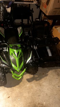 Two Ride On Battery Powered "cars" (both Work)