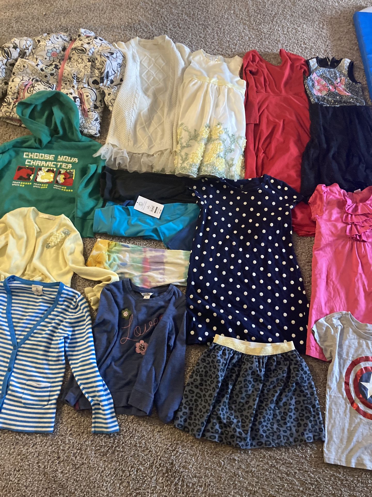 Girls Winter Clothes Bundles Size 6/7, 7/8,10/12 In Good Condition 