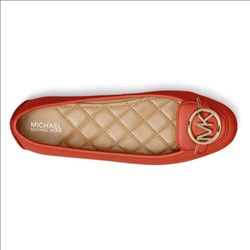 Michael KORS Lillie Moc leather/ Sea coral/Sz 8