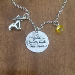 ####”Good Times And Tan Lines” 12 “Beach Charm Necklace#####