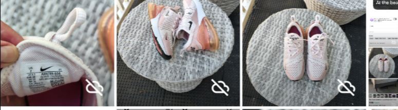Deep Cleaned Nike Air Max 270 Women’s Shoes Pink/White Size 7