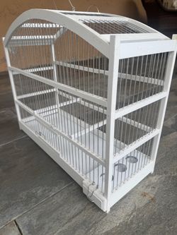 White  Bird Cage