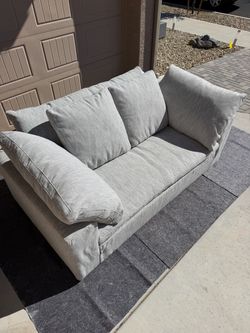 Restoration Hardware slipcover loveseat