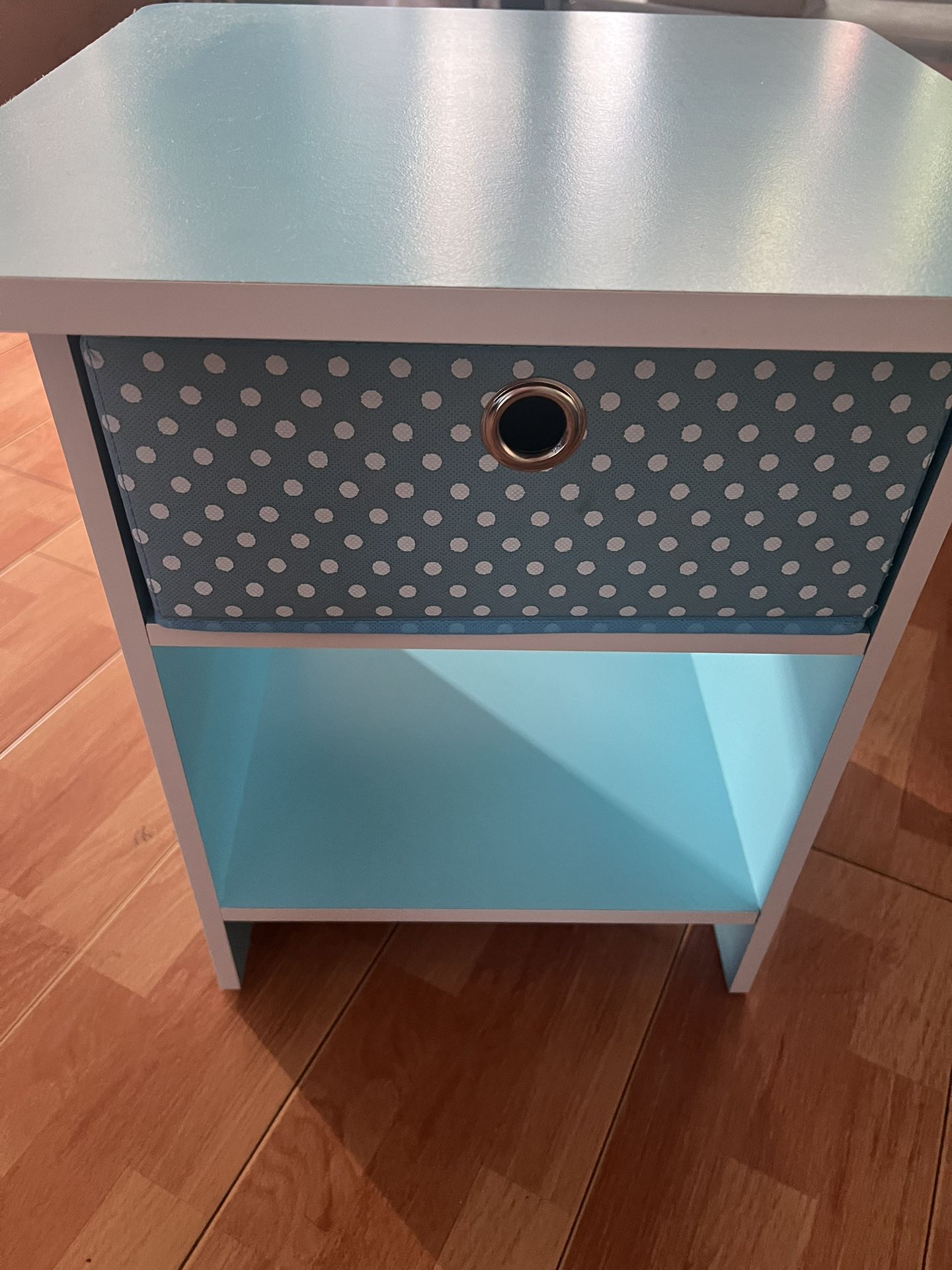 Kid Blue  Nightstand With Drawer 