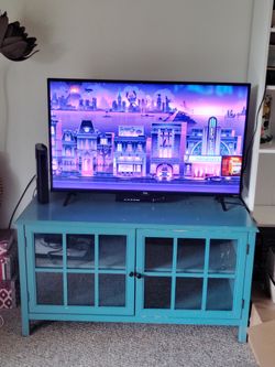42in. TV with stand 44x19x24