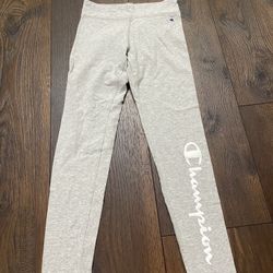 Girls Gray Champion Leggings Size Médium 10/12 #7
