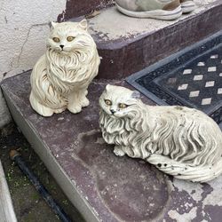 Cool Weird Creepy Cat Statues