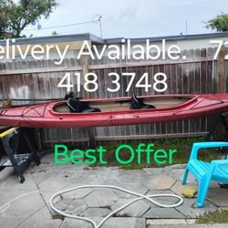 Best Offer 16' Kayak 2 Seater Nice Clean Might Deliver
