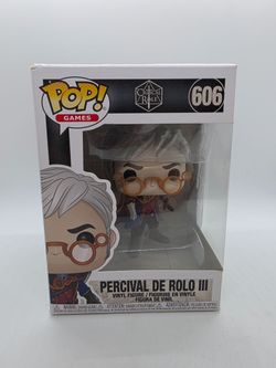 Percival De Rolo 3 III Funko Pop 606 New Sealed Vinyl Figure Critical Role Legend of Vox Machina