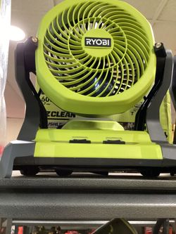 RYOBI 18V Bucket Mist Fan (Tool-Only) $60