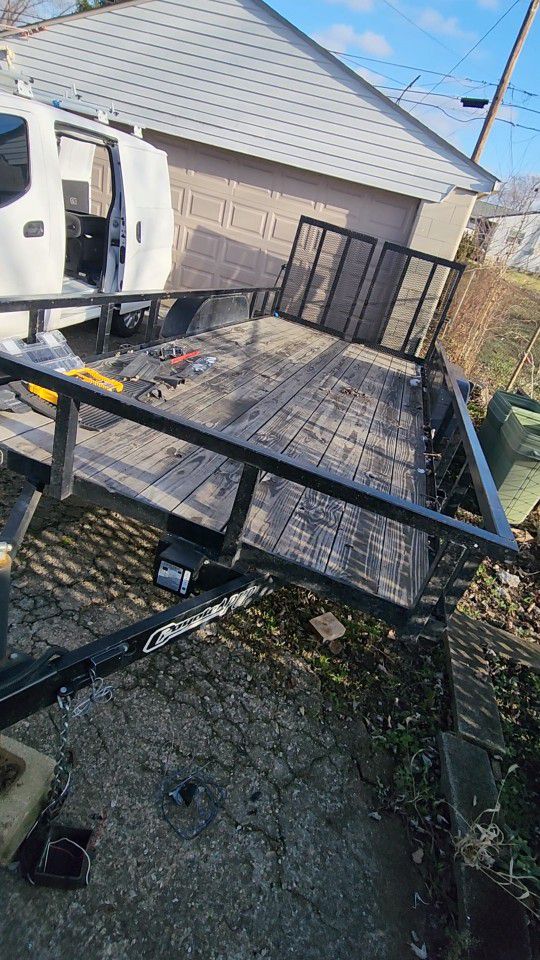 2021 7x18 Coyote PUP Utility Trailer 