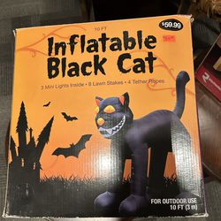 Pending- 10 Foot Inflatable Black Cat