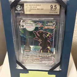 2021 Evolving Skies Umbreon VMAX 215 ALT Secret Rare BGS 9.5 Gem Mint