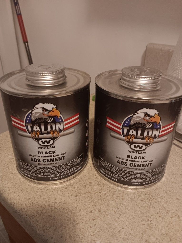 Talon Whitlam Black Medium Bodied Low VOC ABS Cement