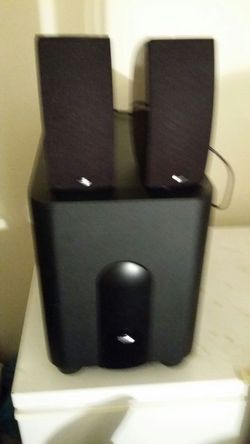 Klipsch sub & 2 speakers