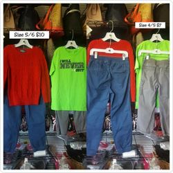 19 sets of boys clothes/ All in Good Condition 