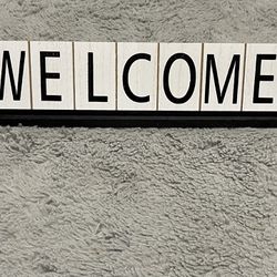 Welcome/hello Sign 